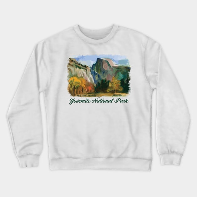 Yosemite in Fall - Yosemite National Park Crewneck Sweatshirt by jdunster